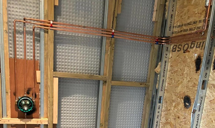 Completed Plumbing Work