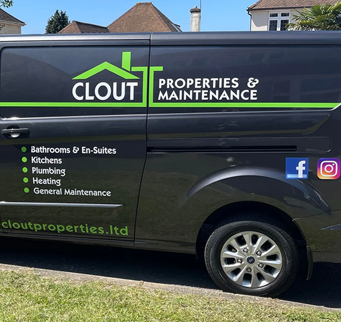 The Clout Properties & Maintenance van